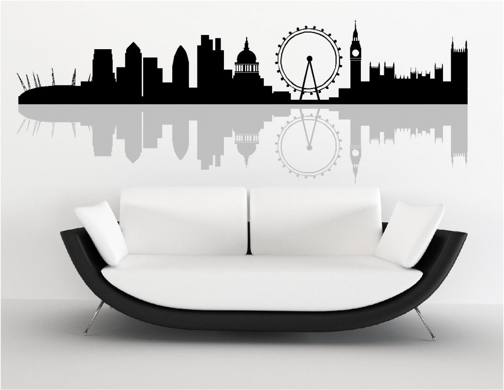 LONDON SKYLINE WALL ART STICKERS - Custom DesignsCustom Designs
