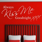 KISS ME VINYL WALL ART STICKERS GRAPHICS