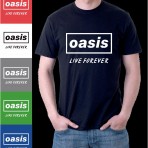 OASIS LIVE FOREVER DEFINITELY MAYBE T-SHIRT