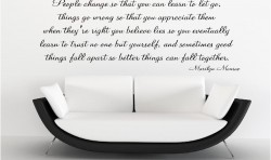 I BELIEVE- MARILYN MONROE VINYL WALL ART STICKERS