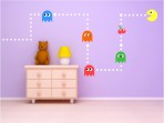 PAC MAN CLASSIC GAME KIDS VINYL WALL ART STICKERS